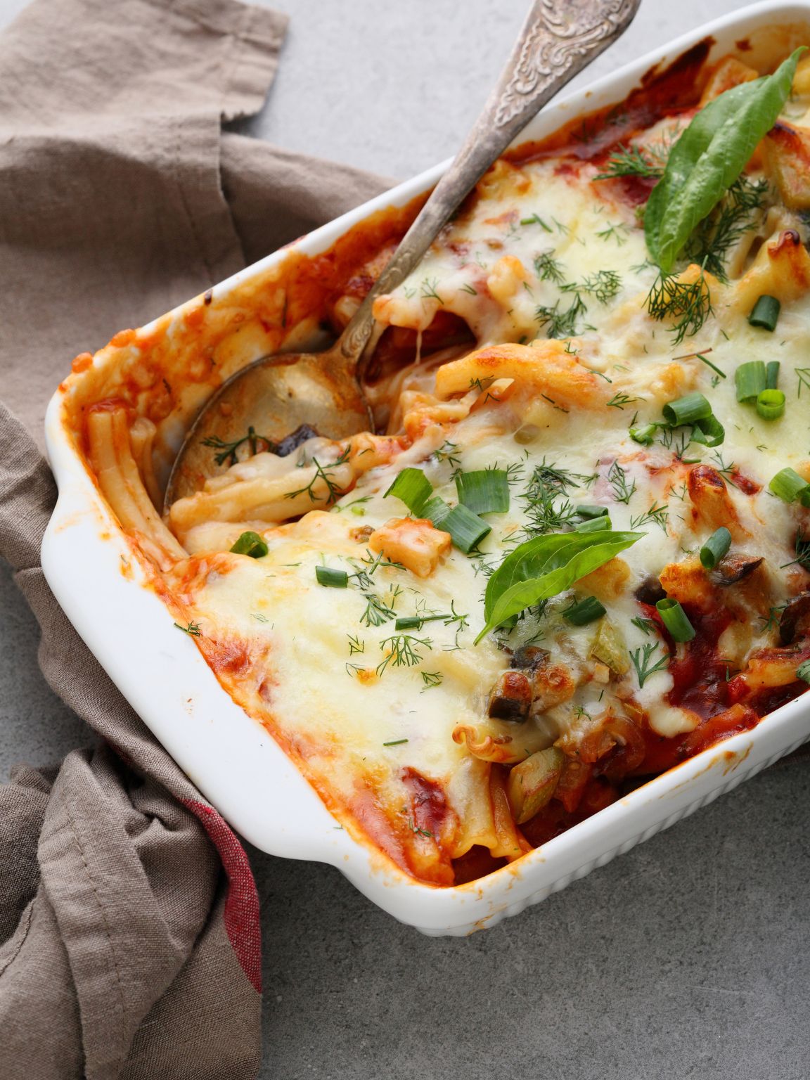 Baked Garden Herb Pasta