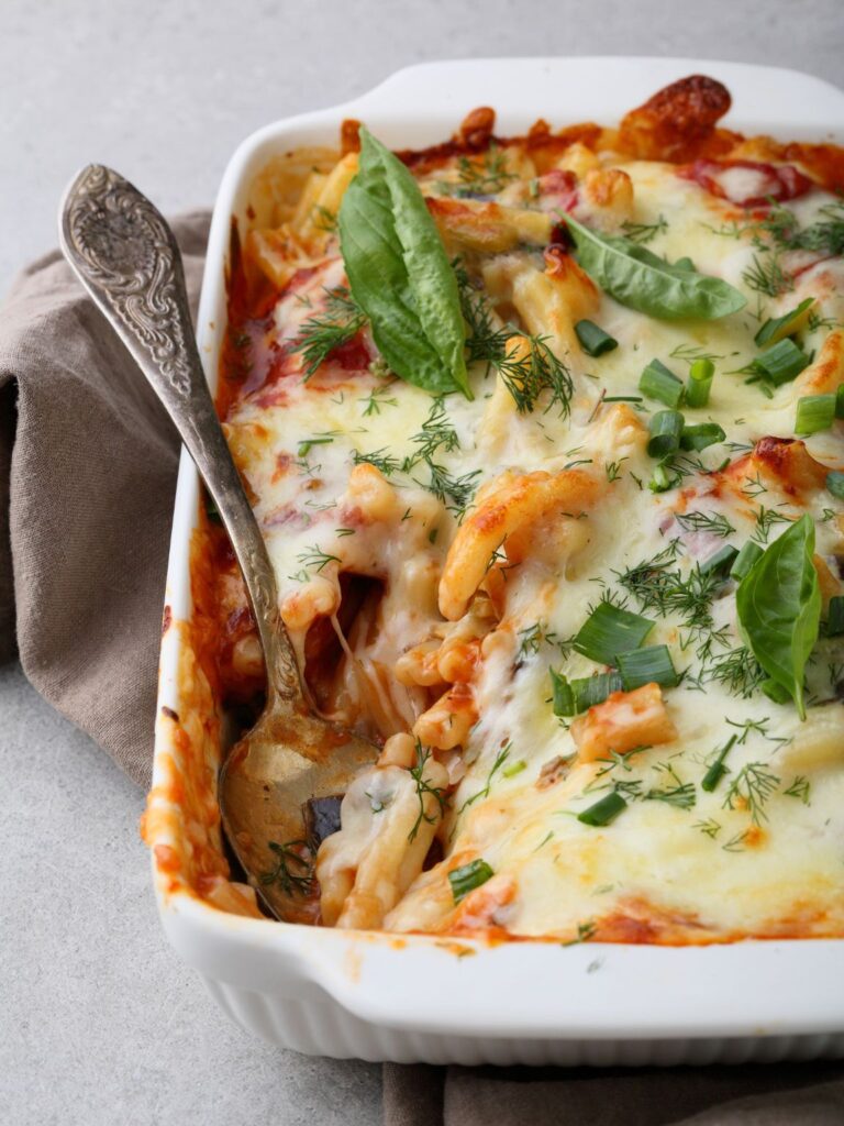 Baked Garden Herb Pasta