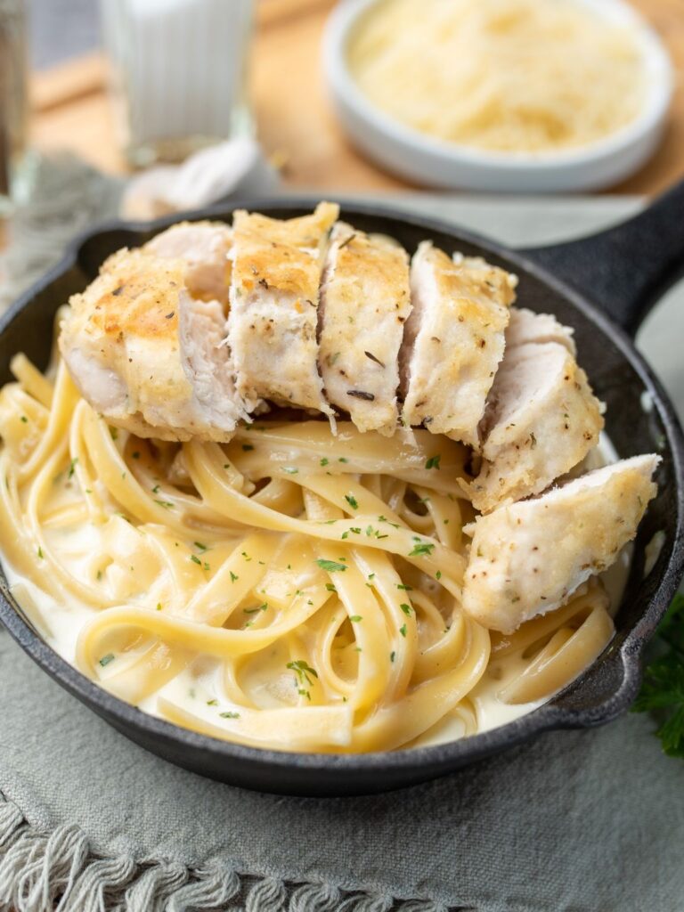 Creamy Chicken Alfredo Skillet