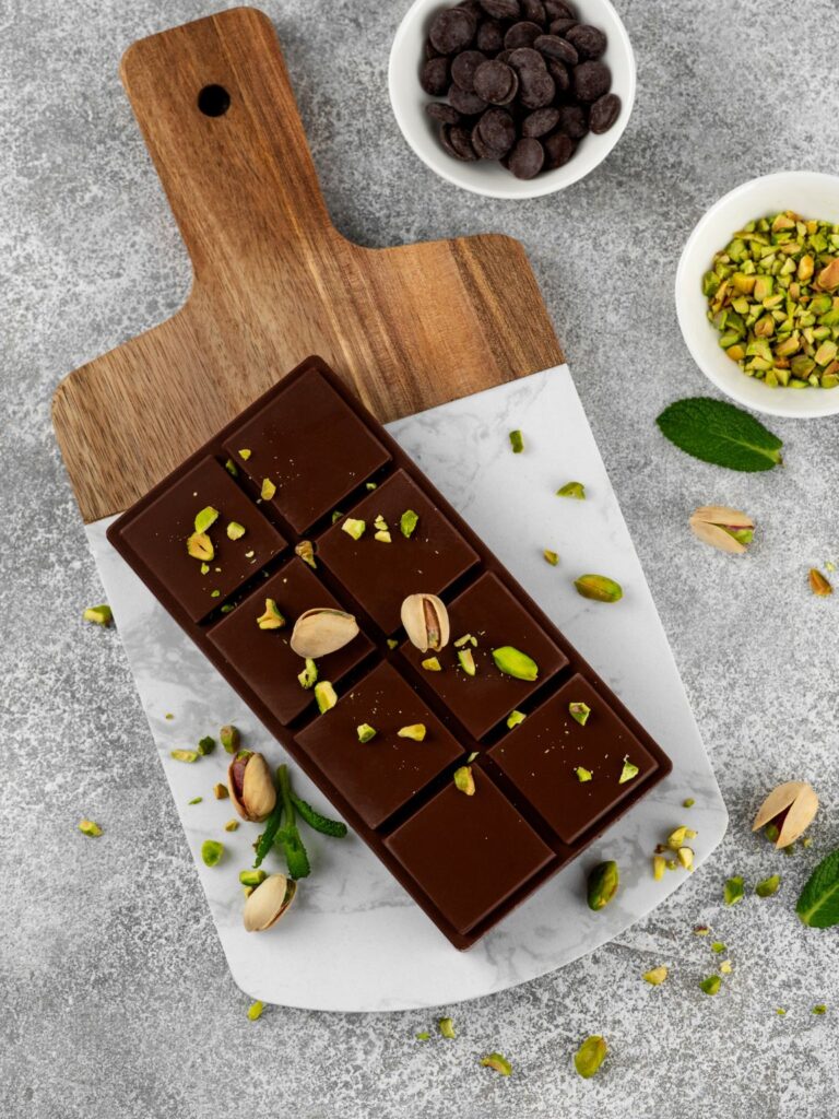 Dubai Chocolate with Pistachio Filling