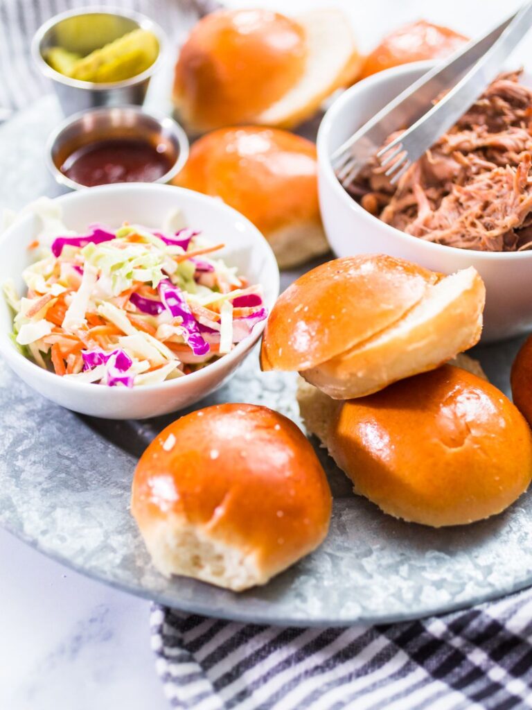 High Protein Pulled Pork Sliders