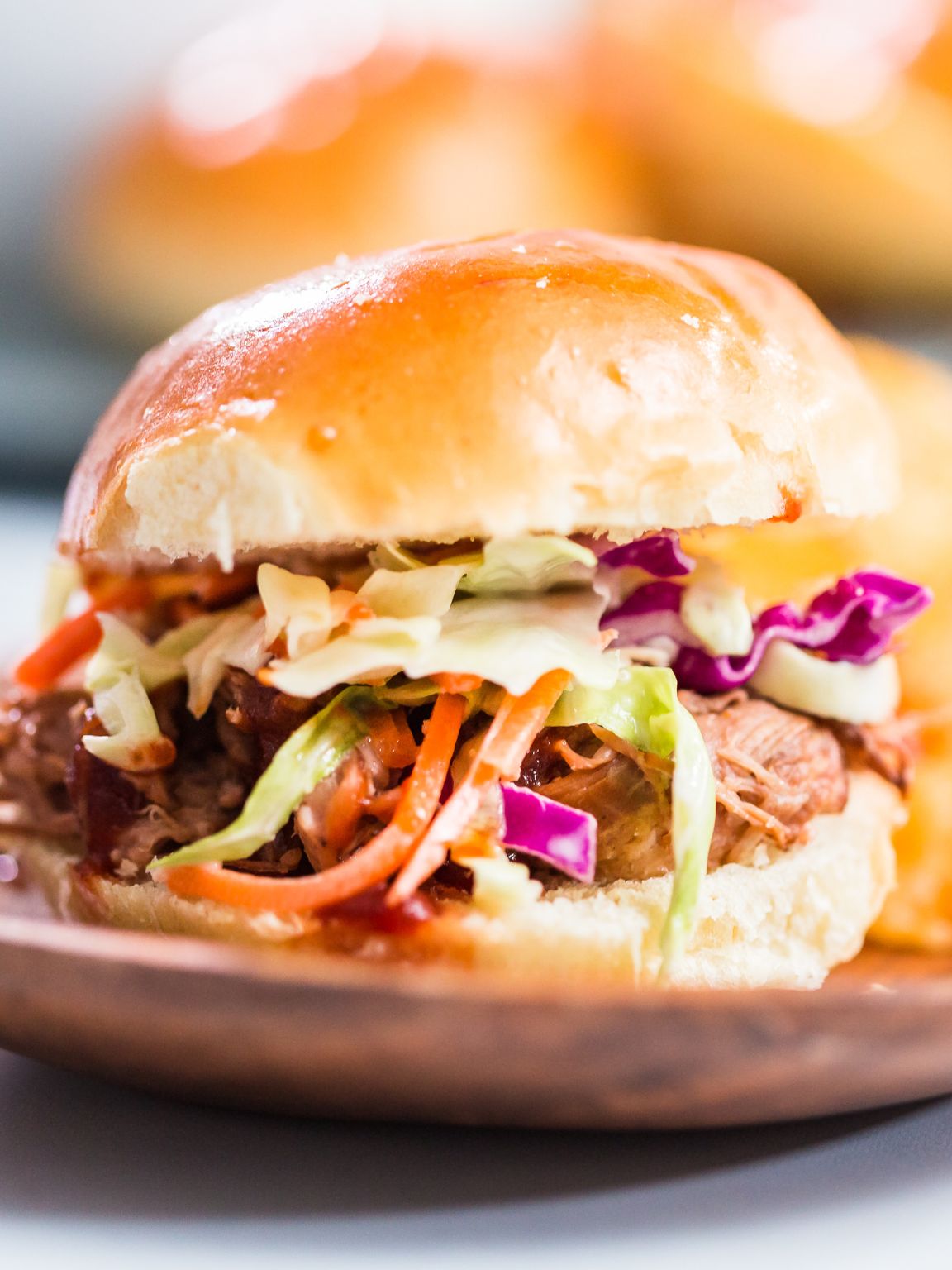 High Protein Pulled Pork Sliders