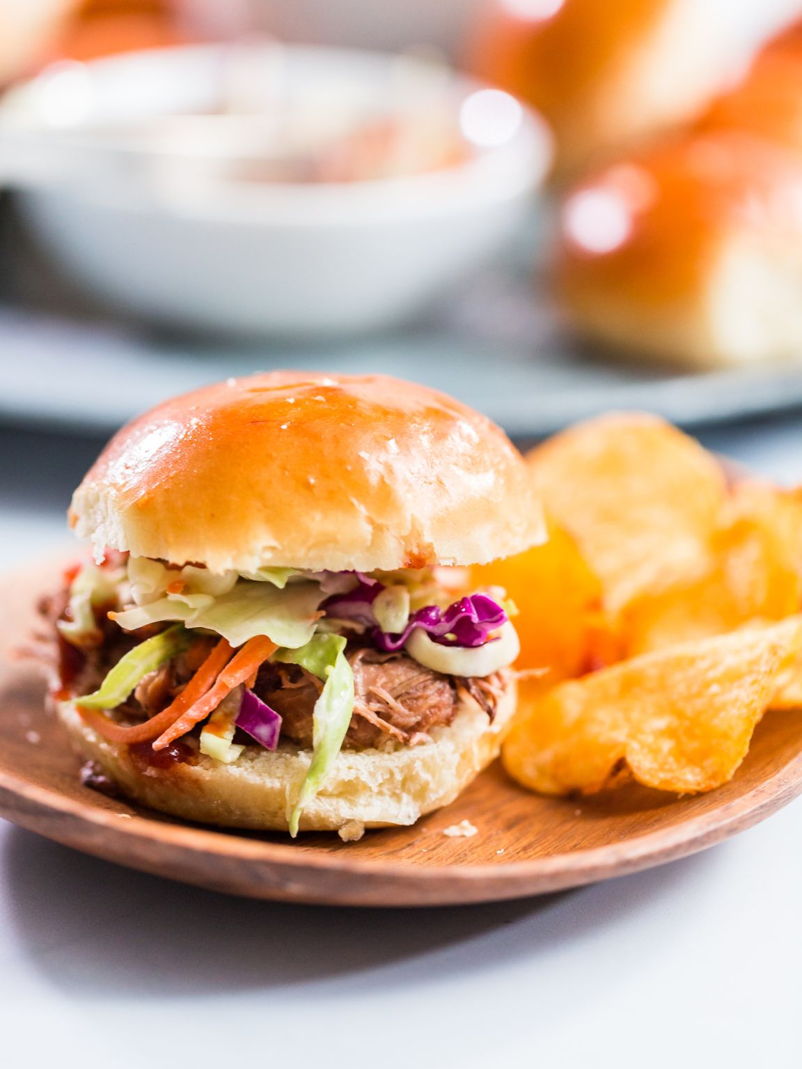 High Protein Pulled Pork Sliders