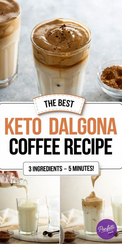 Keto Dalgona Coffee Recipe