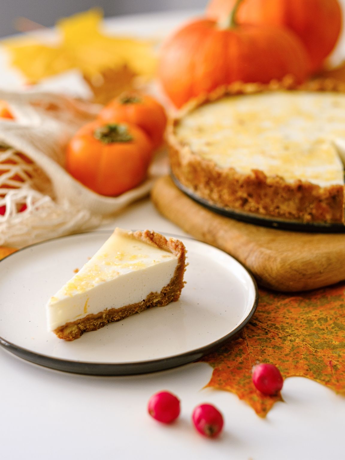 Pumpkin-Spiced Cheesecake
