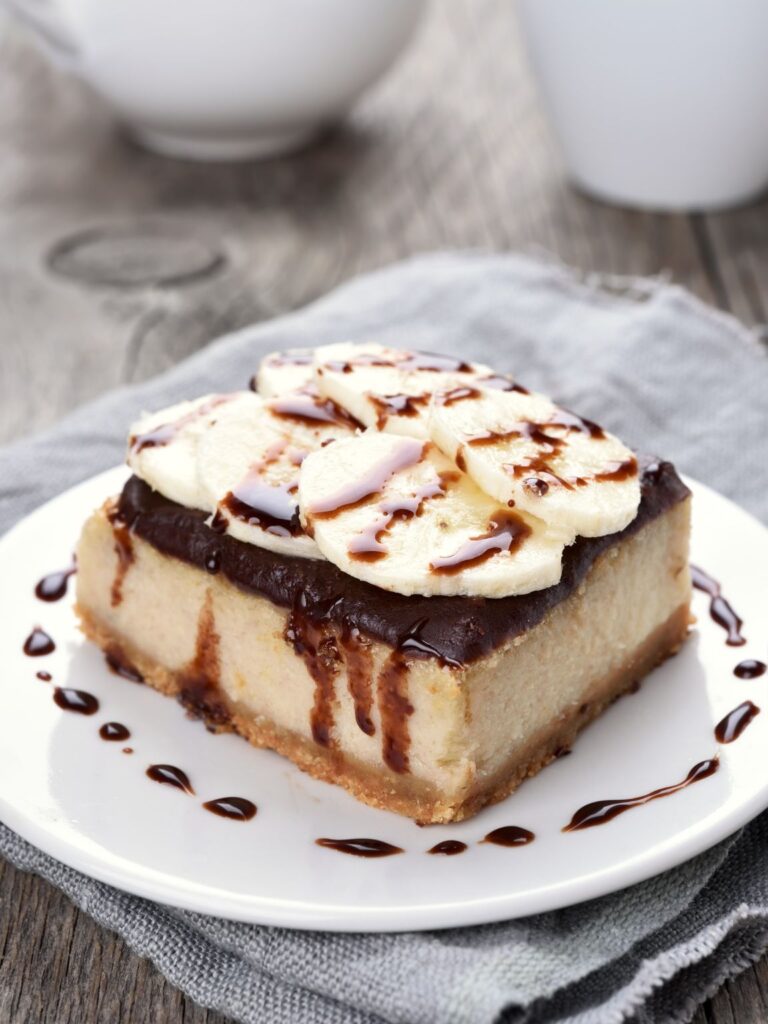 Banana Chocolate Cheesecake Bars