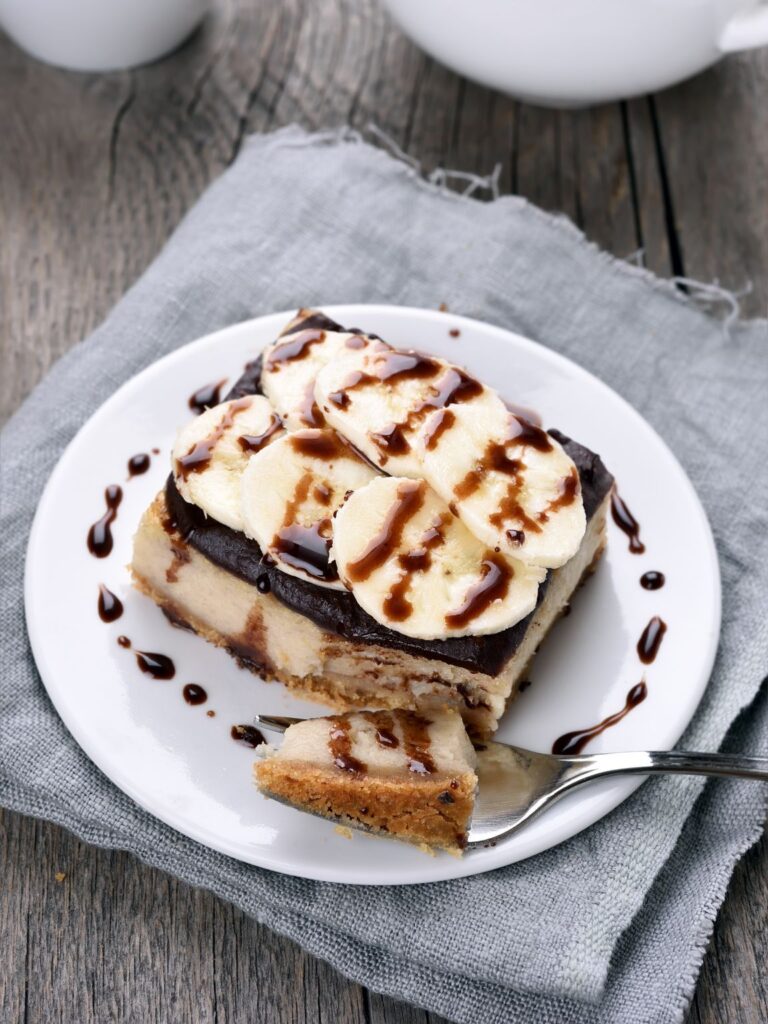 Banana Chocolate Cheesecake Bars