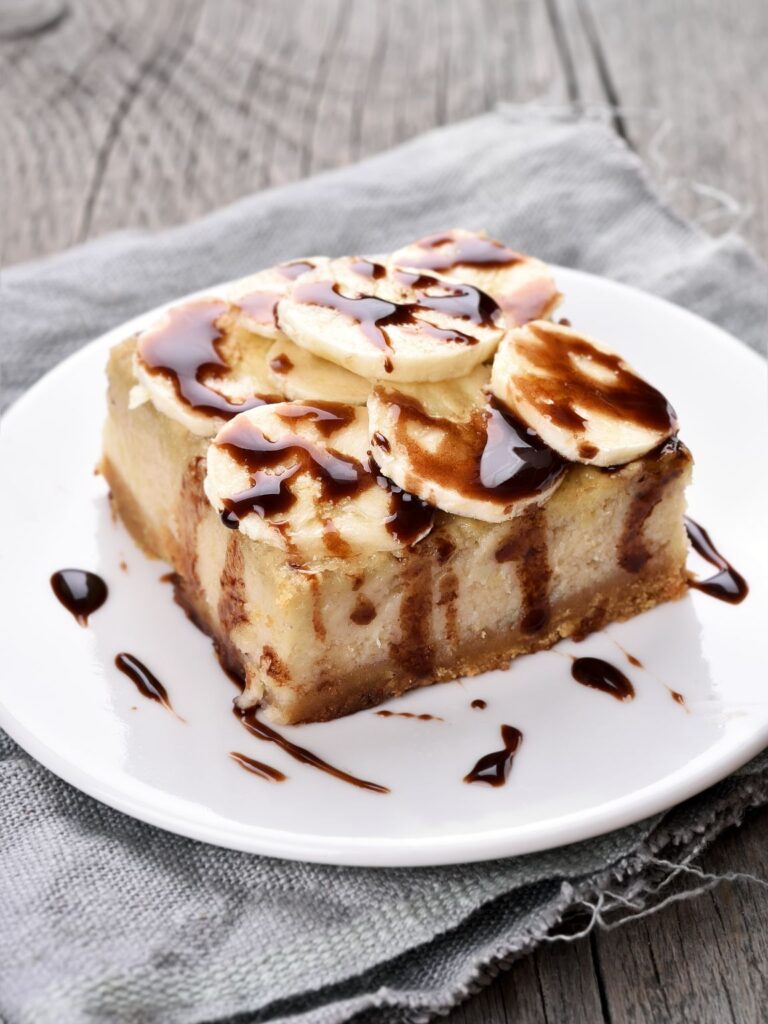 Banana Chocolate Cheesecake Bars