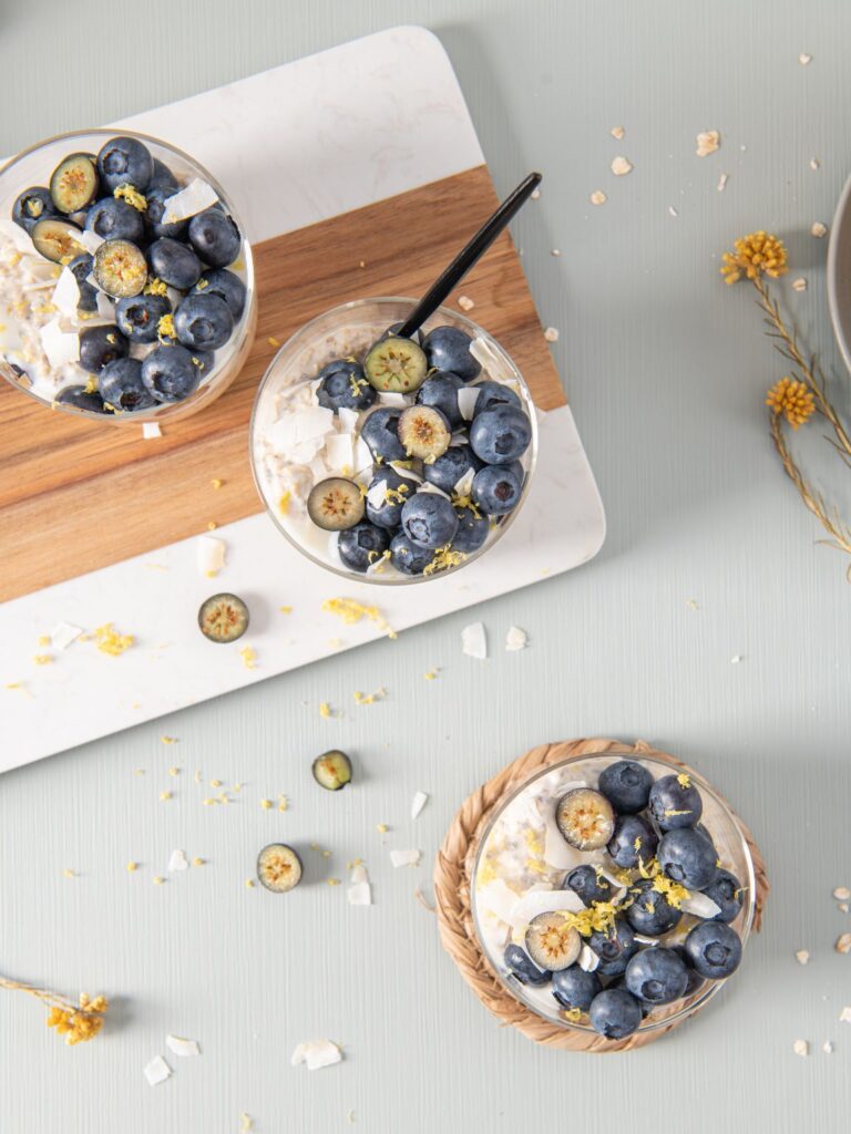 Blueberry Chia Overnight Oats