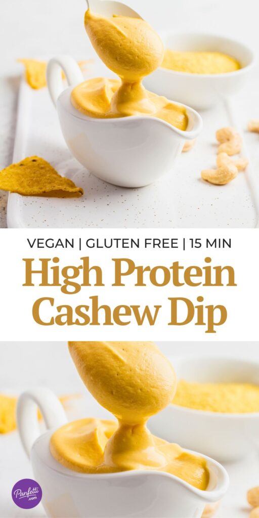 Creamy High Protein Cashew Dip