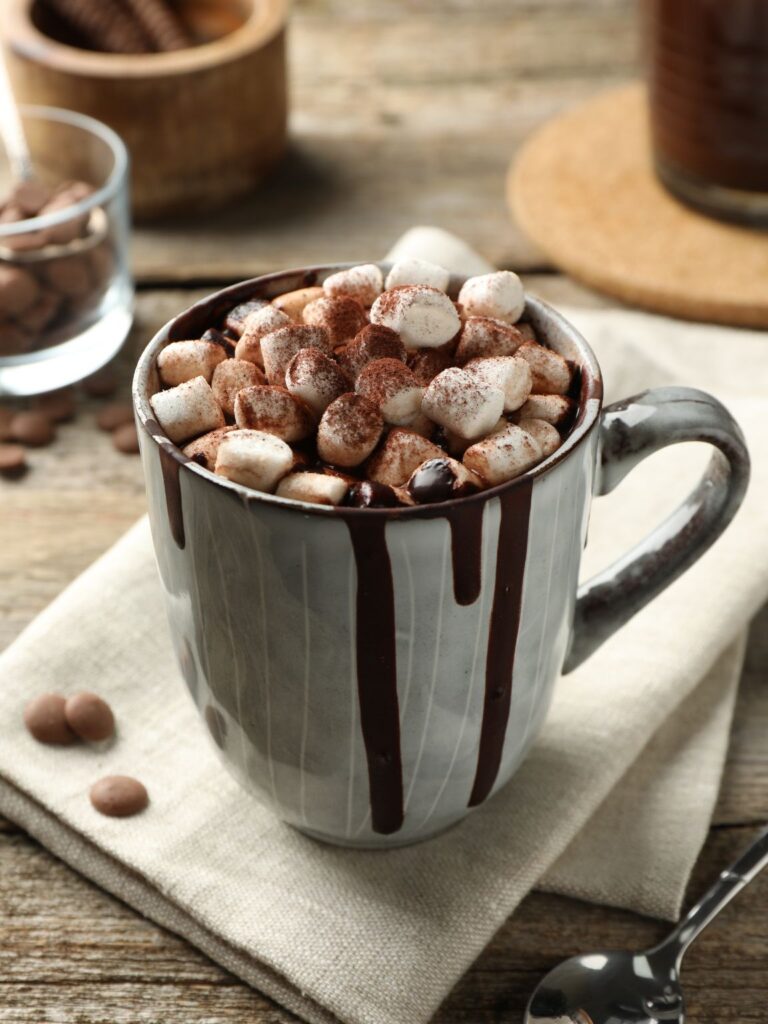 Creamy Hot Cocoa with Marshmallow Mountain