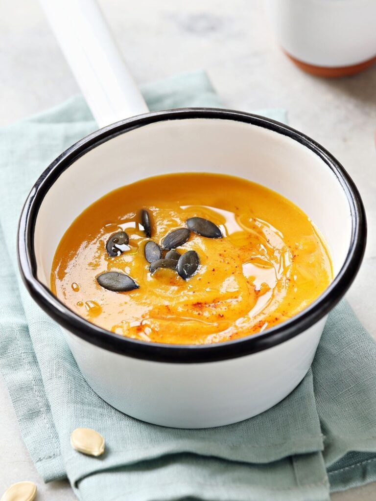 Creamy Pumpkin Cottage Cheese Soup
