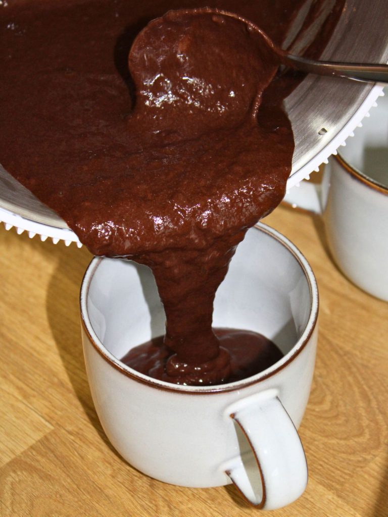 Flourless Banana Chocolate Mug Cake