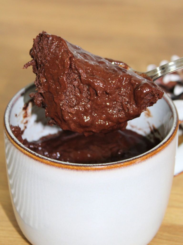 Flourless Banana Chocolate Mug Cake