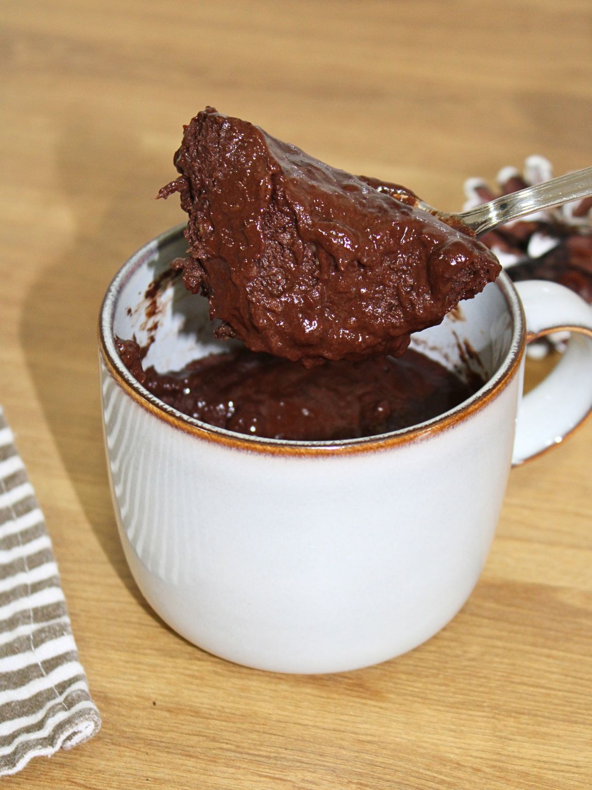 Flourless Banana Chocolate Mug Cake