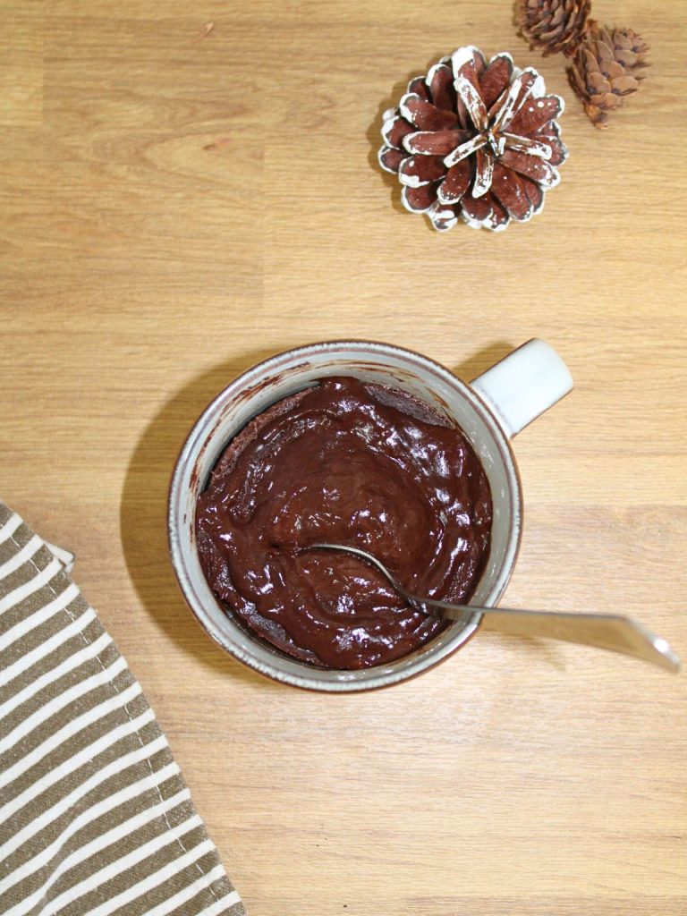 Flourless Banana Chocolate Mug Cake