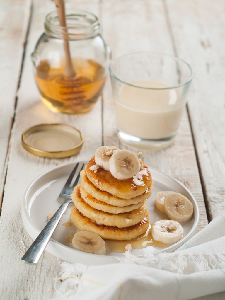 Flourless Cottage Cheese Banana Pancakes