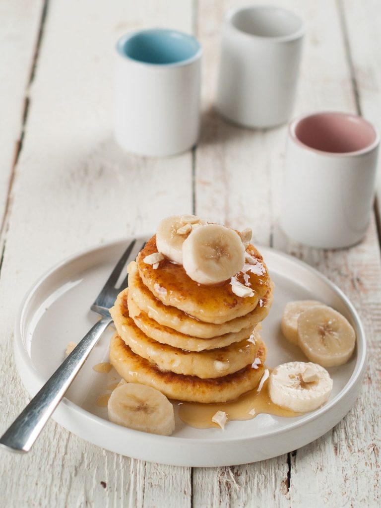 Flourless Cottage Cheese Banana Pancakes