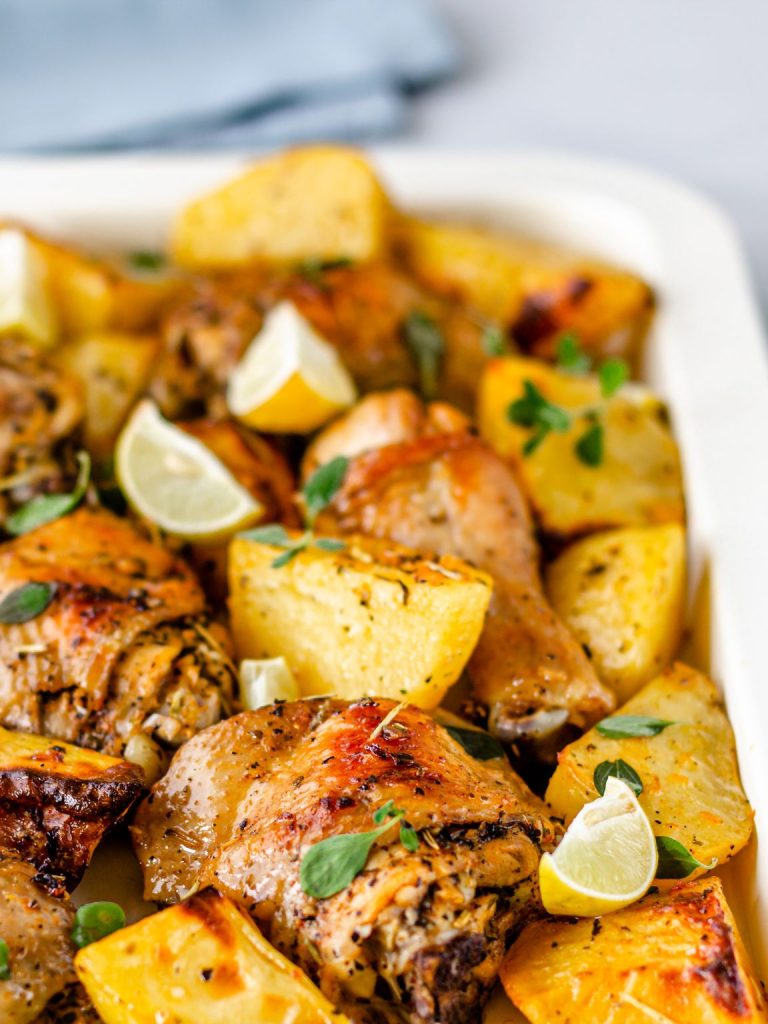 Lemon Herb Chicken & Potatoes