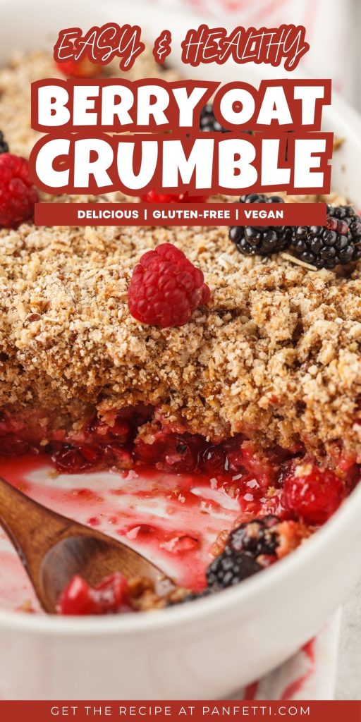 Mixed Berry Oat Crumble Recipe