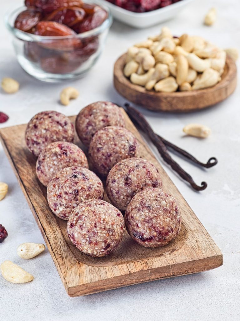 No-Bake Cranberry Energy Balls
