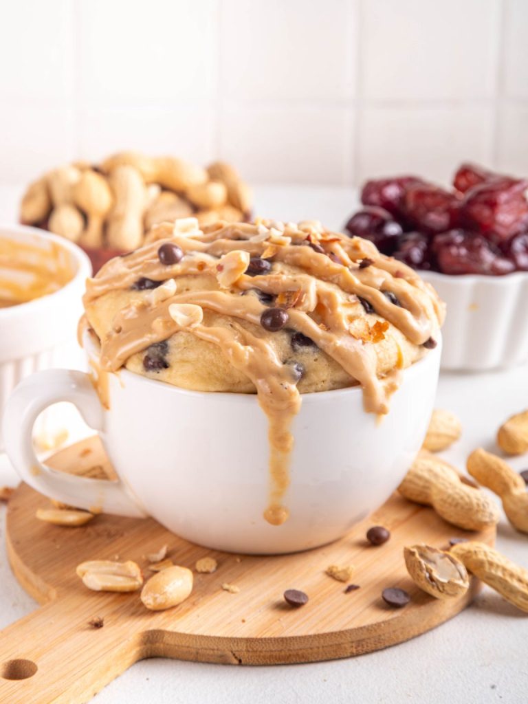 Peanut Butter Chocolate Chip Mug Cake
