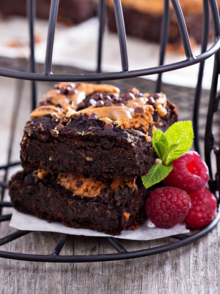 Peanut Butter Swirl Brownies