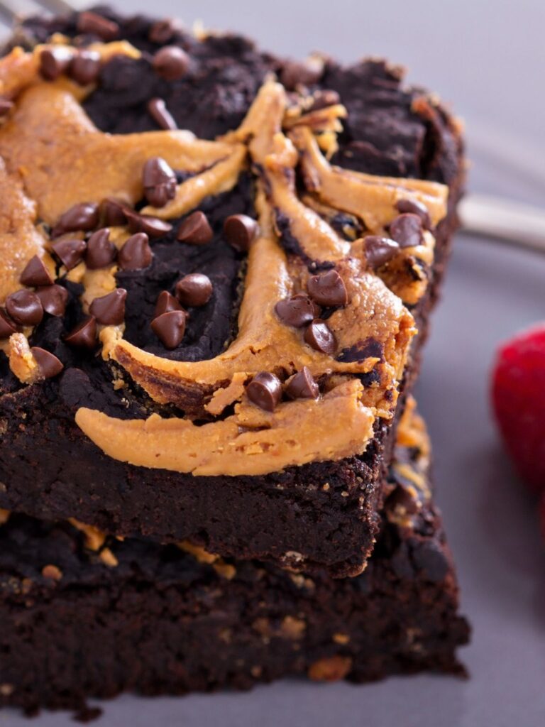 Peanut Butter Swirl Brownies
