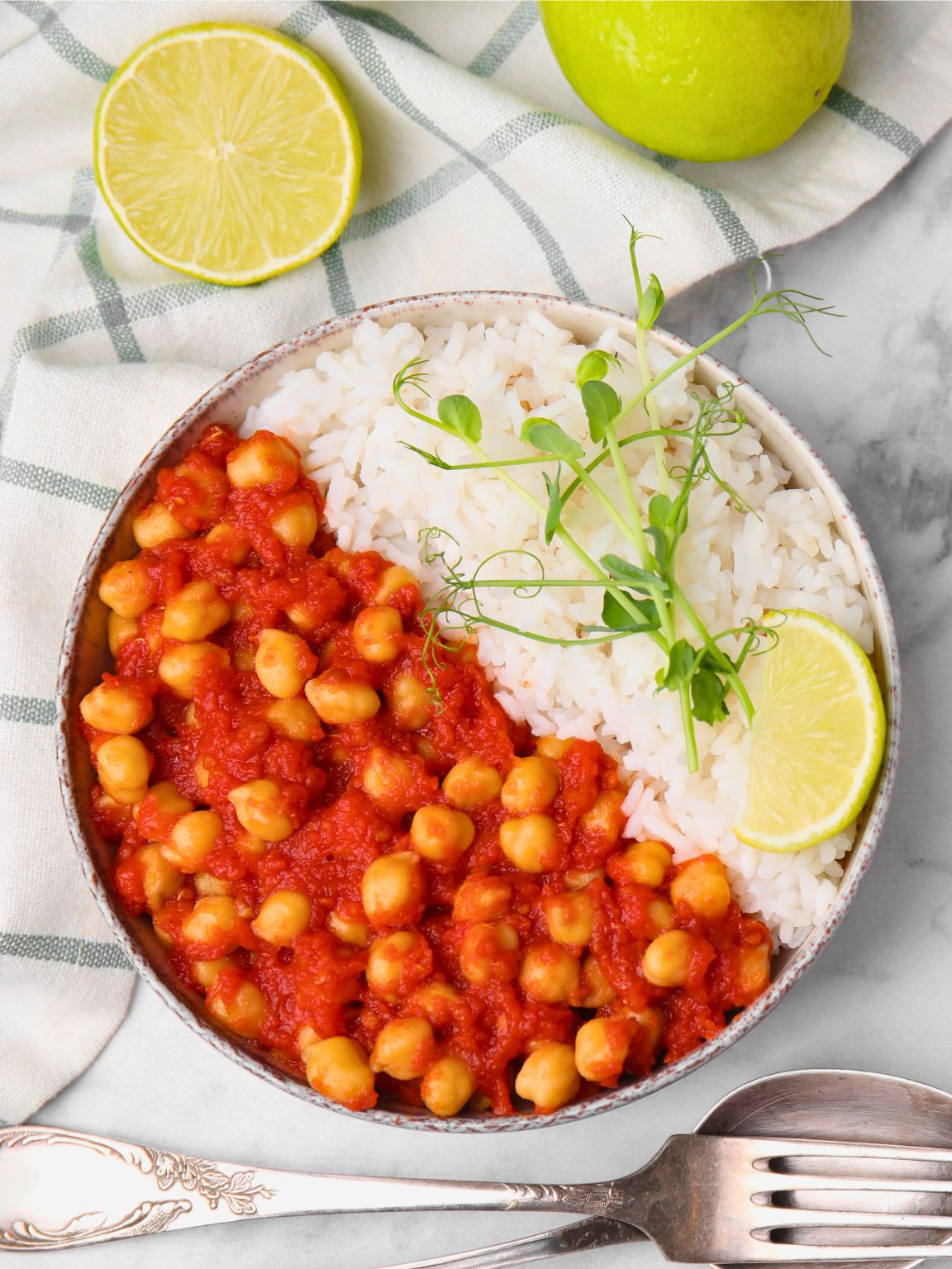 Power Chickpea Curry Bowl