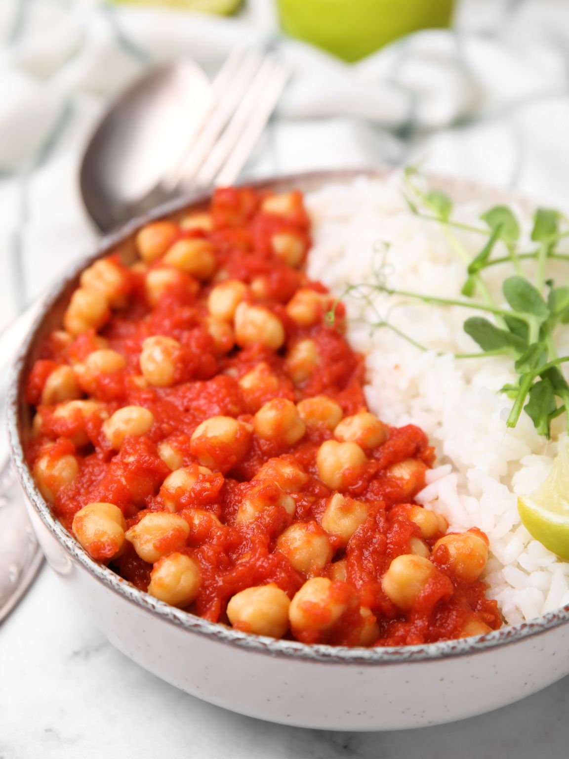 Power Chickpea Curry Bowl