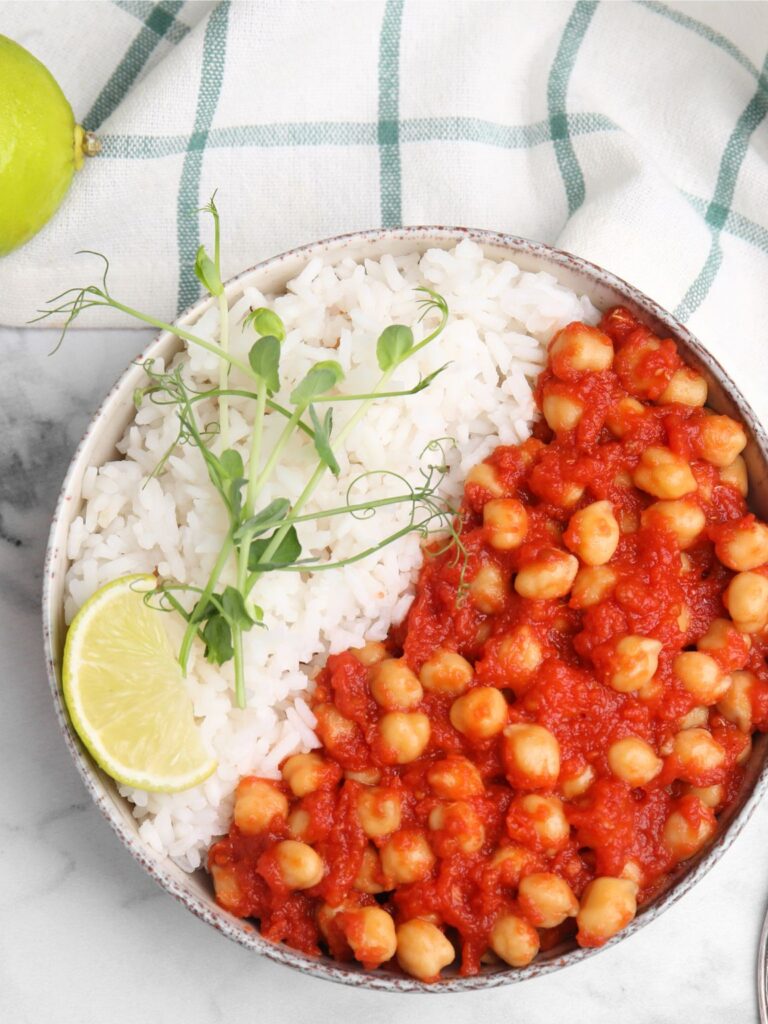 Power Chickpea Curry Bowl
