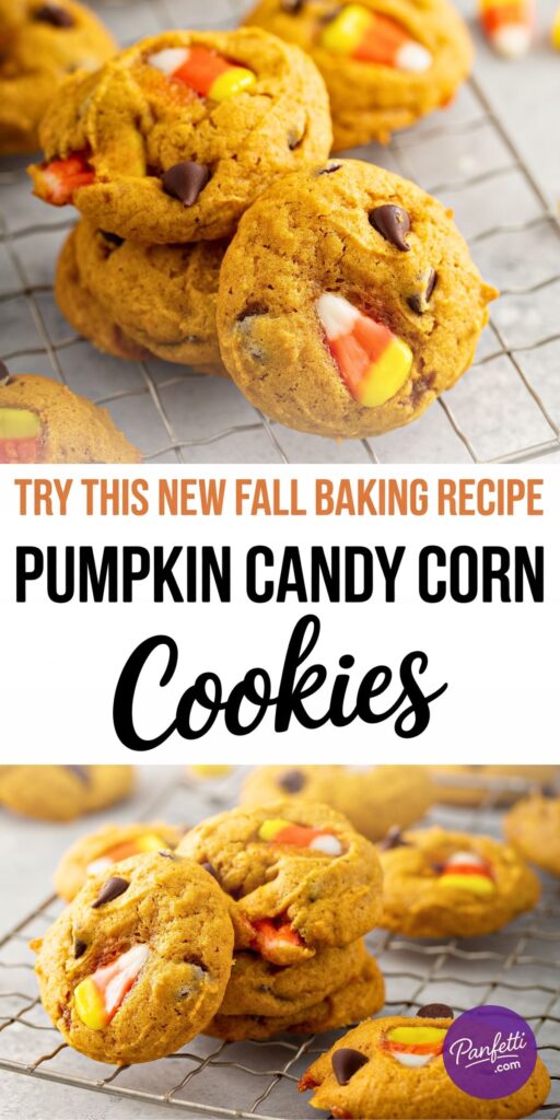 Pumpkin Candy Corn Chocolate Chip Cookies Recipe