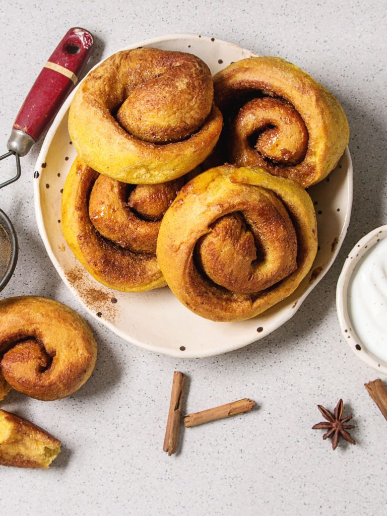 Pumpkin Cinnamon Rolls