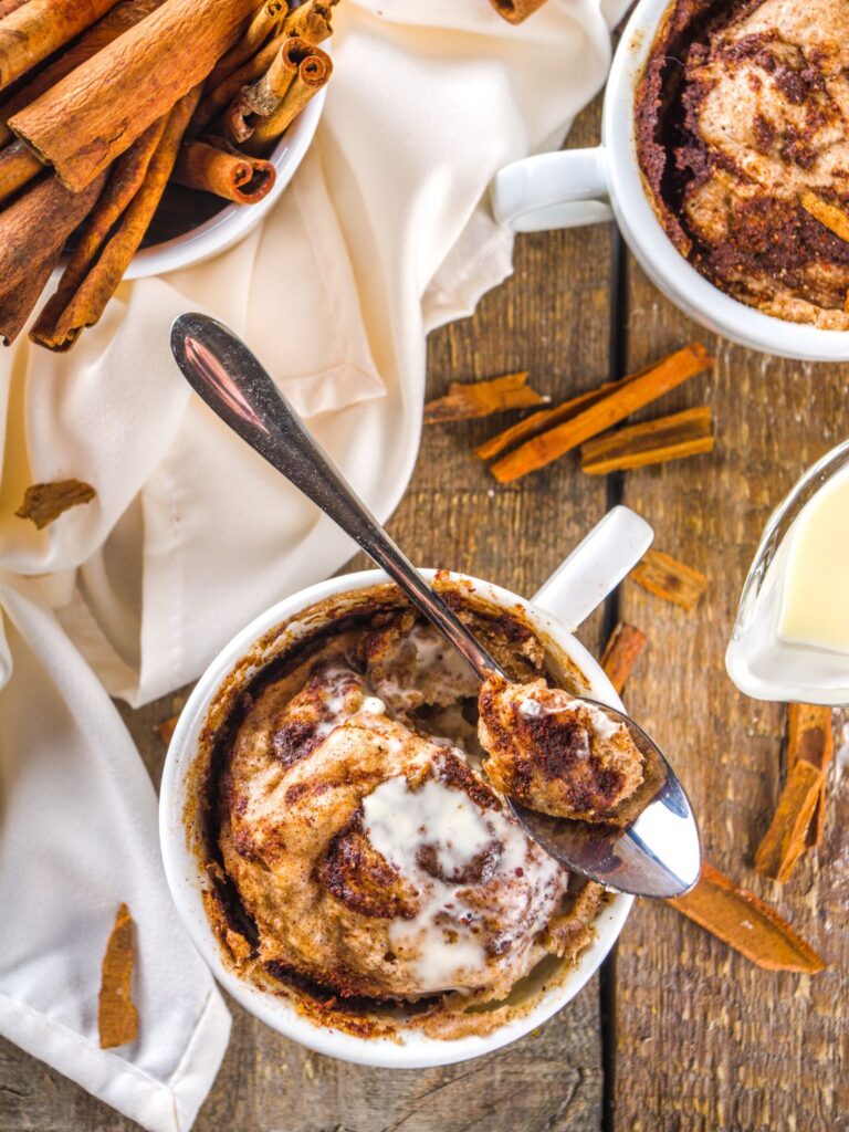Pumpkin Dulce de Leche Mug Cake