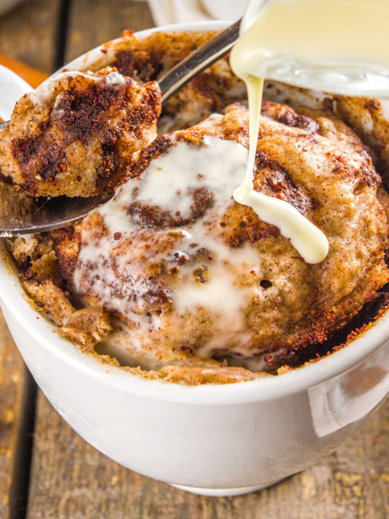 Pumpkin Dulce de Leche Mug Cake