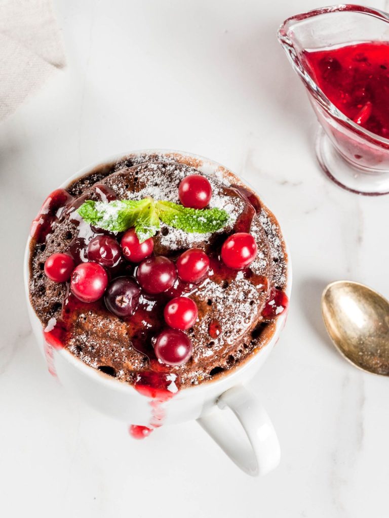 Baubles Chocolate Mug Cake
