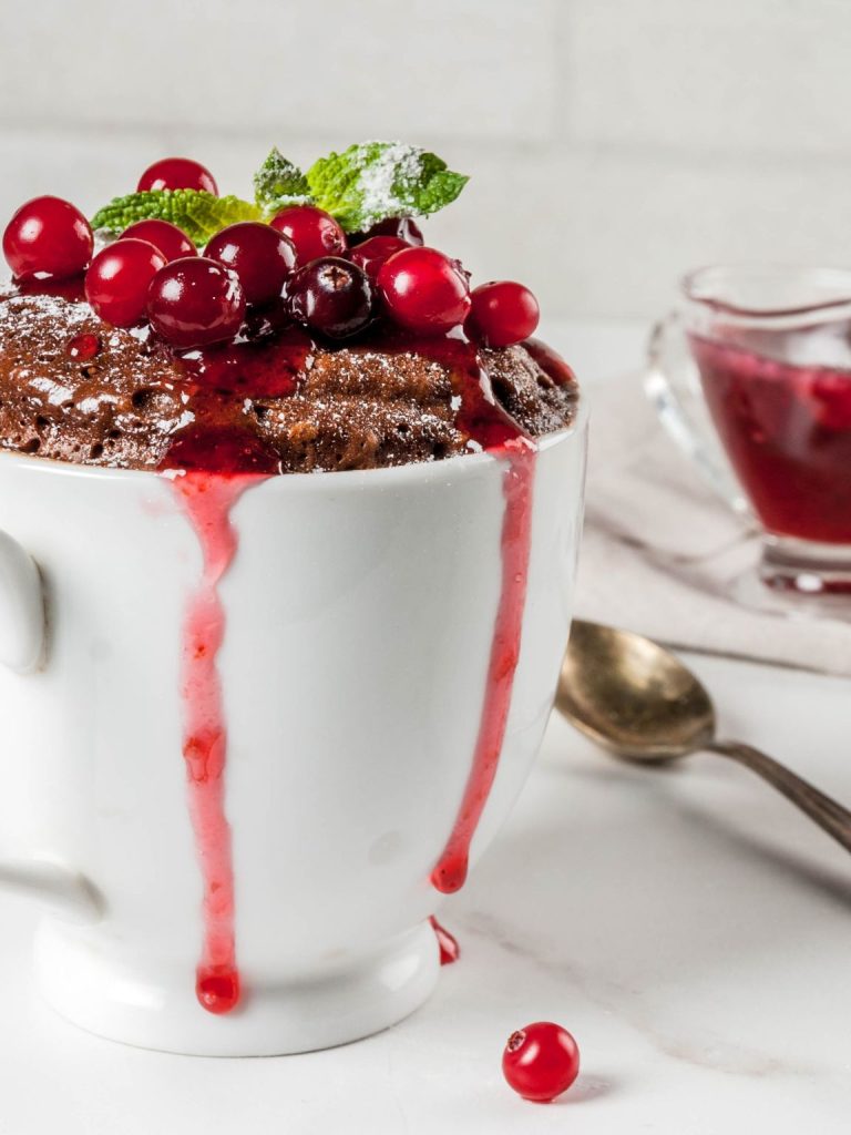 Baubles Chocolate Mug Cake