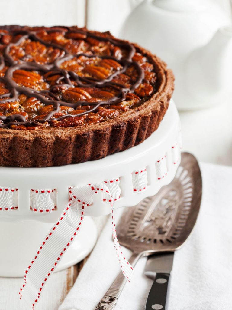 Double Chocolate Pecan Tart 