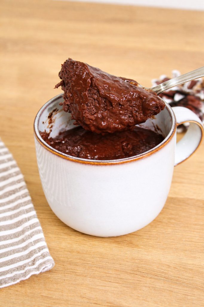 Flourless Banana Chocolate Mug Cake