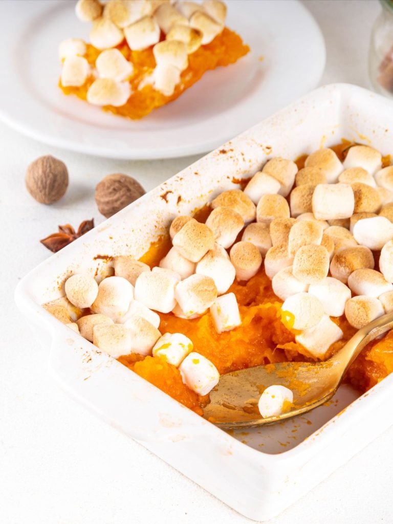 Sweet Potato Casserole with Marshmallows