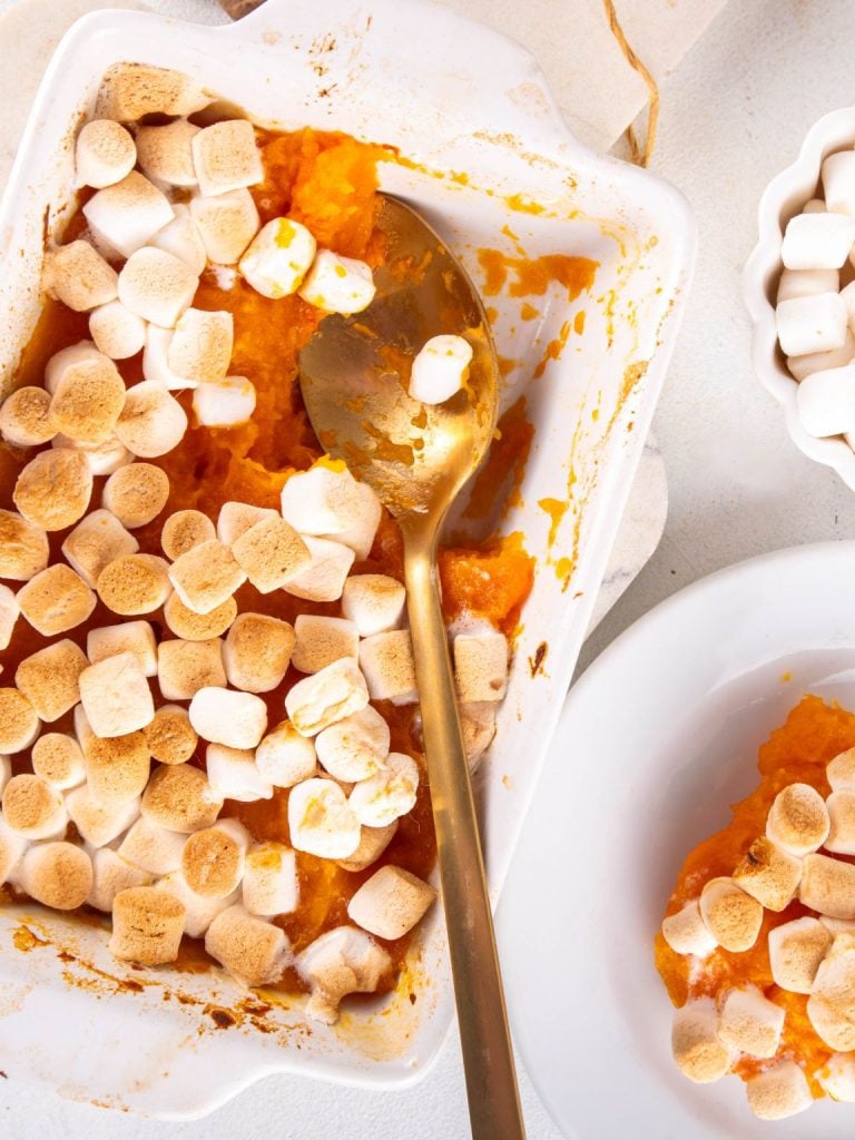 Sweet Potato Casserole with Marshmallows