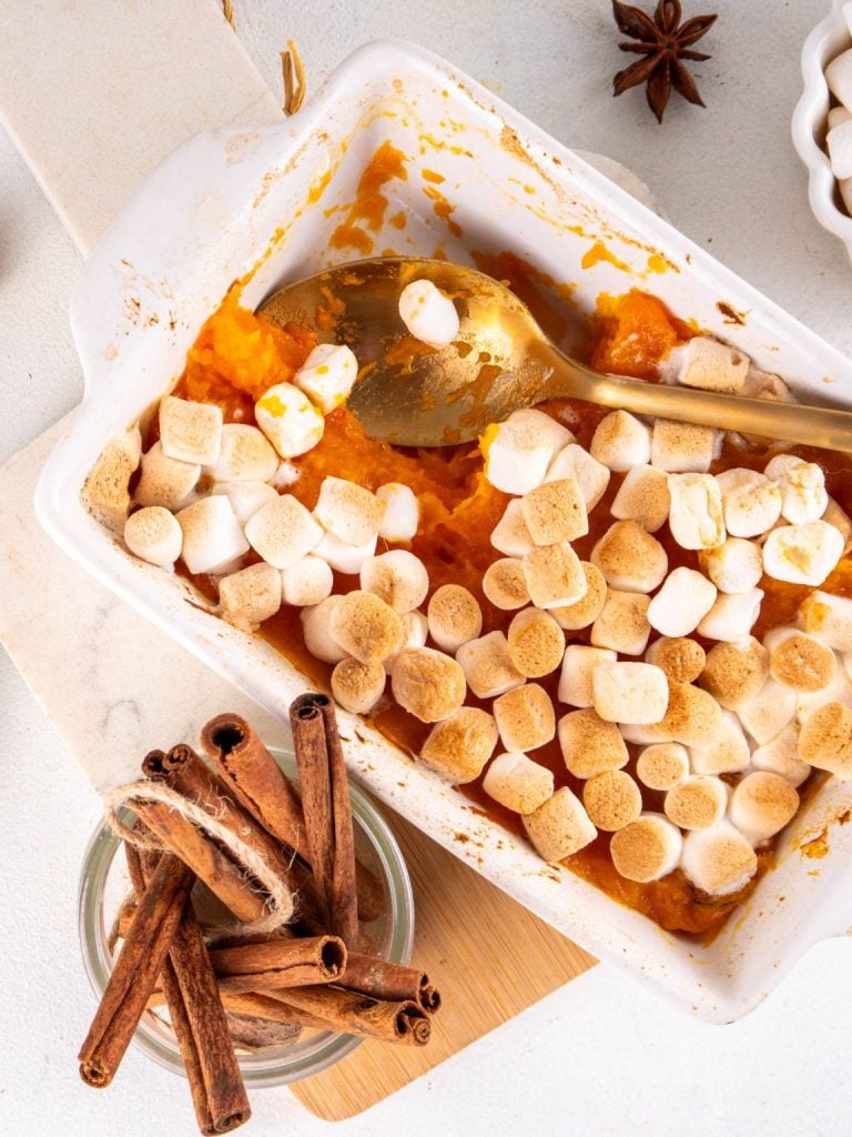 Sweet Potato Casserole with Marshmallows