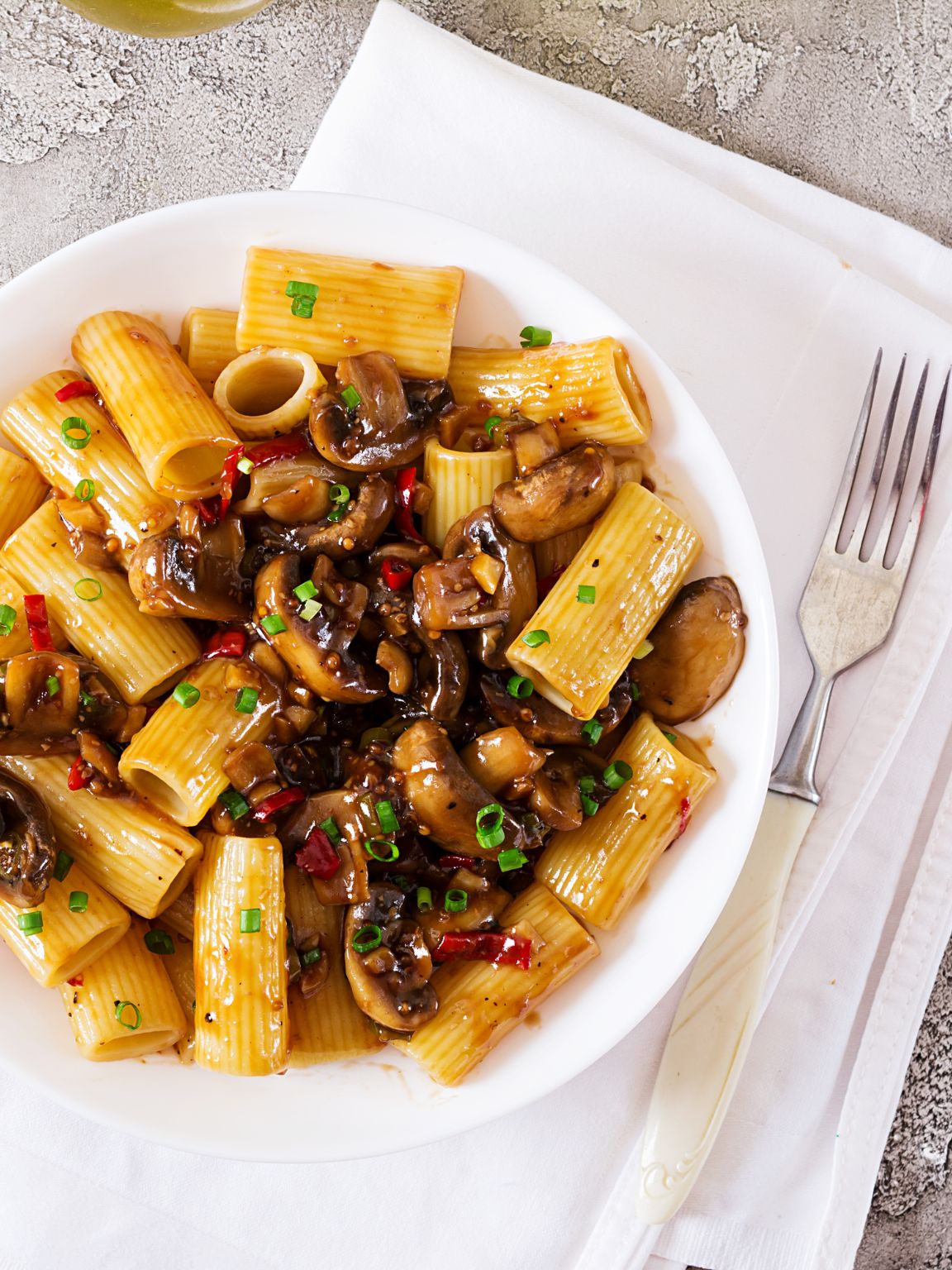 Umami Mushroom Rigatoni