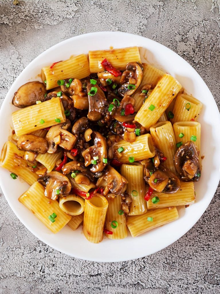 Umami Mushroom Rigatoni