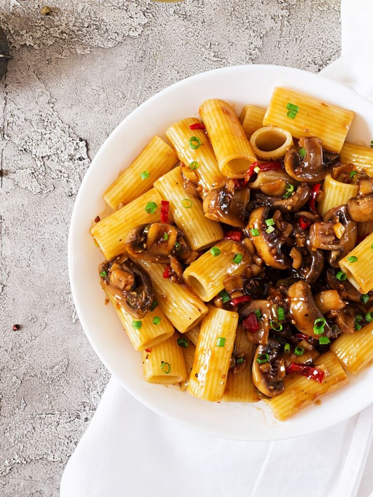 Umami Mushroom Rigatoni