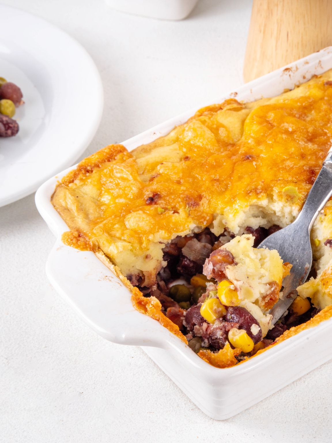 Vegetarian Cottage Cheese Shepherd’s Pie