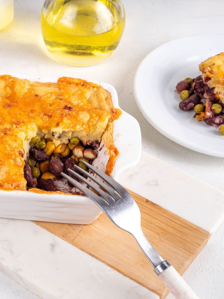Vegetarian Cottage Cheese Shepherd’s Pie