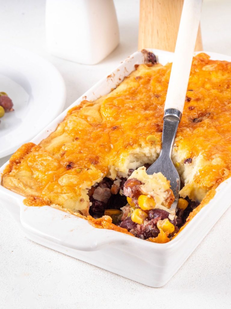 Vegetarian Cottage Cheese Shepherd’s Pie