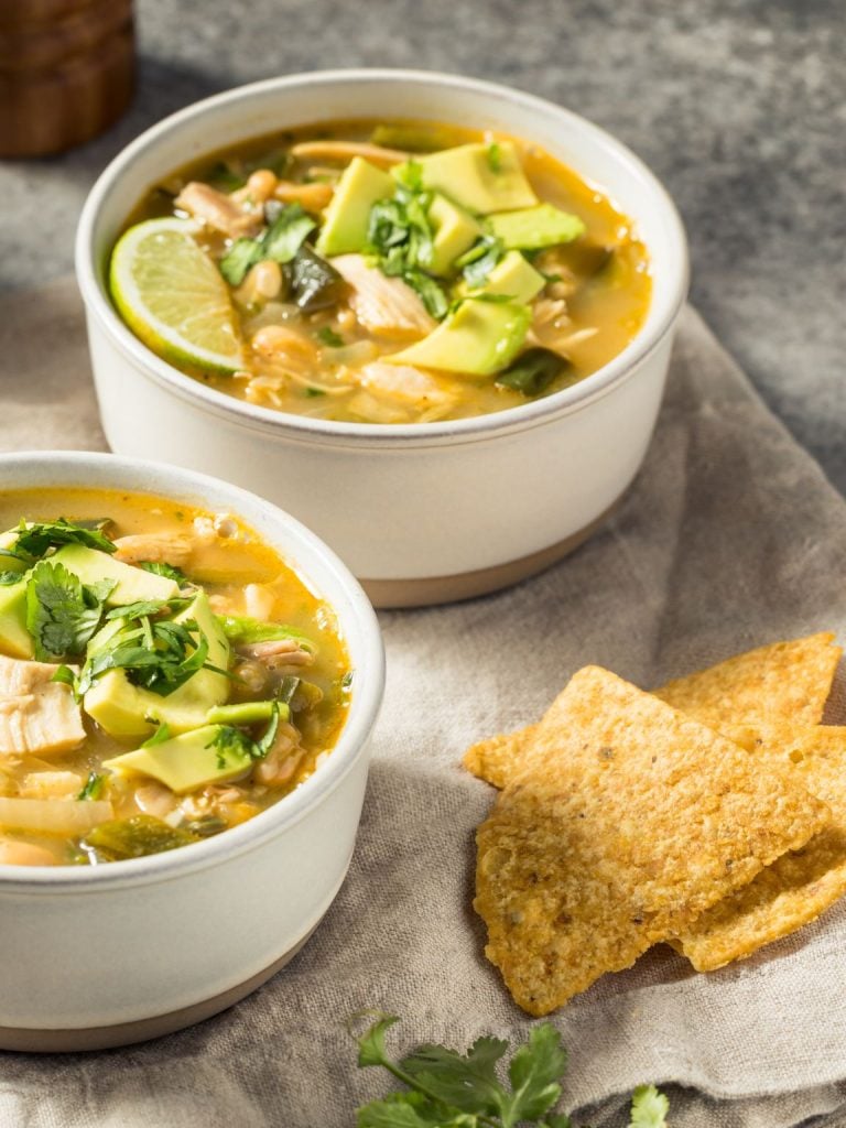 White Chicken Chili with Roasted Green Chiles