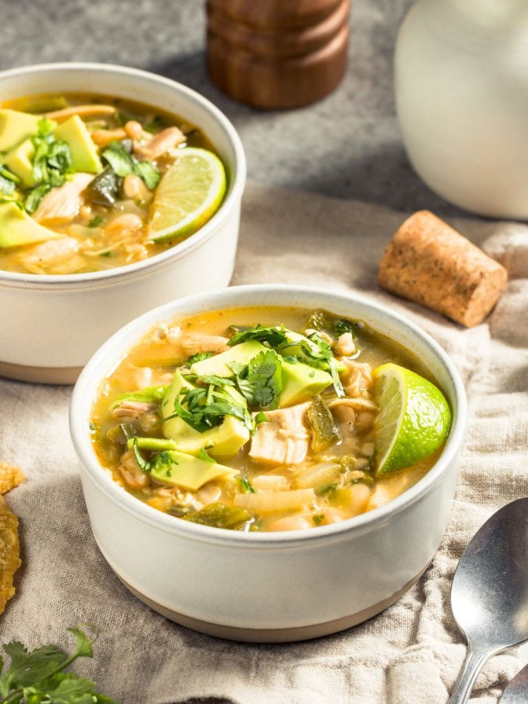 White Chicken Chili with Roasted Green Chiles